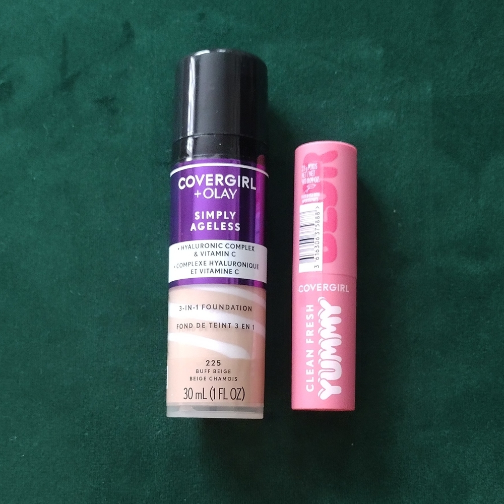 Lot Liquid Foundation #225 Buff Beige and Yummy Lipstick #120 Sugar Poppy Blur - Picture 8 of 8